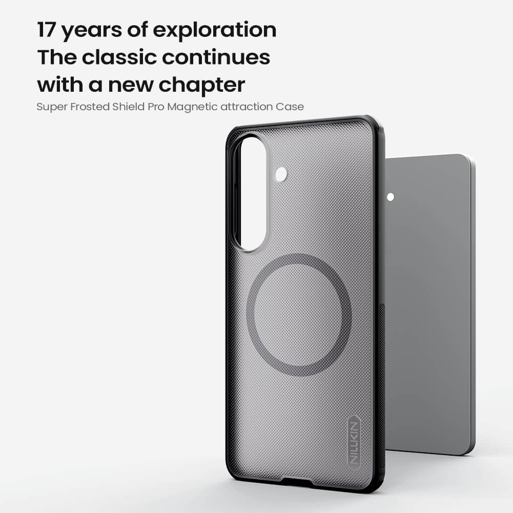 Чехол-крышка NILLKIN для Samsung Galaxy S26 Plus (Galaxy S26+) (серия Frosted shield Pro Magnetic case Clear)